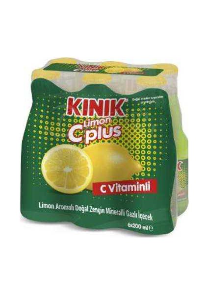 Kınık Soda C Plus Lımon 6 x 200 ml