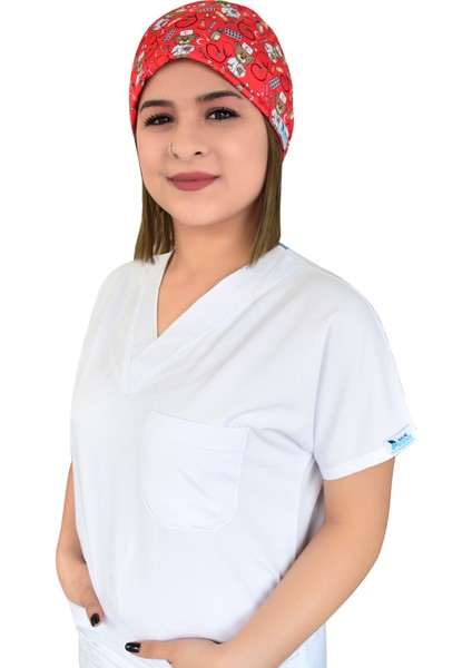 Kırmızı Ayıcık Doktor Hemşire Hastane Medikal Cerrahi Bone
