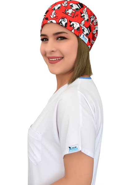 Kırmızı Snoppy Doktor Hemşire Hastane Medikal Cerrahi Bone