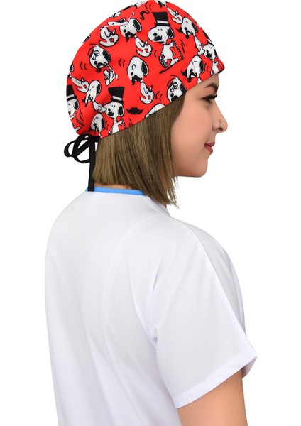 Kırmızı Snoppy Doktor Hemşire Hastane Medikal Cerrahi Bone fiyatları