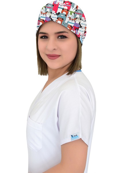 Renkli Köpekler Doktor Hemşire Hastane Medikal Cerrahi Bone fiyatları