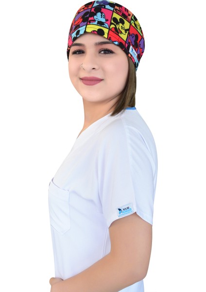 Renkli Mickey Doktor Hemşire Hastane Medikal Cerrahi Bone fiyatları
