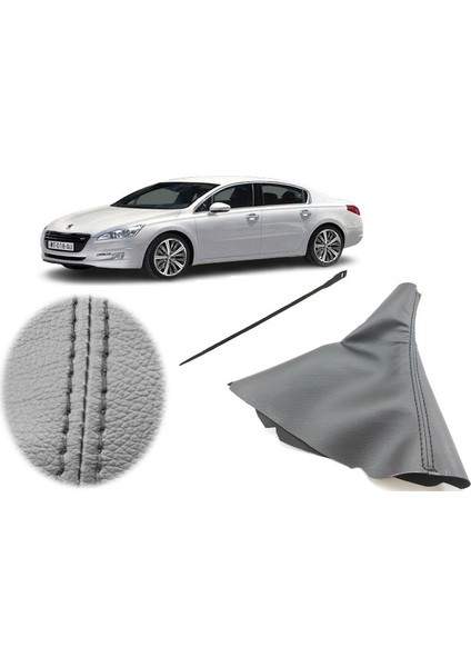 Peugeot 508 Vites Körüğü Siyah Dikiş