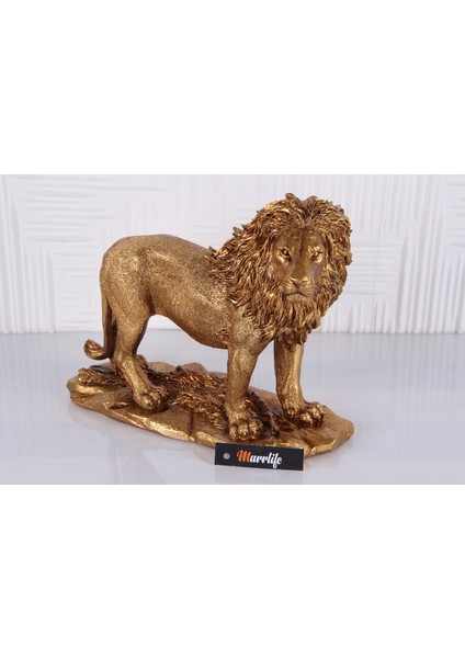 Kayıdeli Aslan Figürlü Biblo 35CMX25CM 1,9 kg