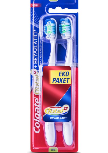 Diş Fırçası&Total Beyazlatıcı 2'li Set Orta
