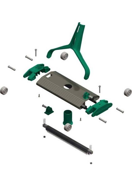 Vakumlu Havuz Süpürgesi 2 Inç Kelebek Vidalı Model 456 mm