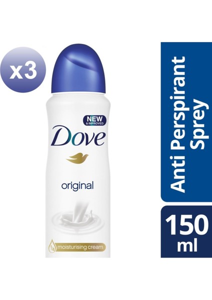 Kadın Deodorant Sprey 150 ml 3 Adet