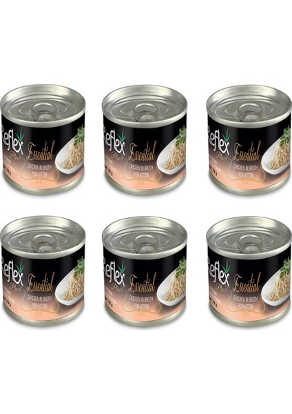 Plus Essential Tavuklu Yavru Kedi Konservesi 70 gr 6 Adet