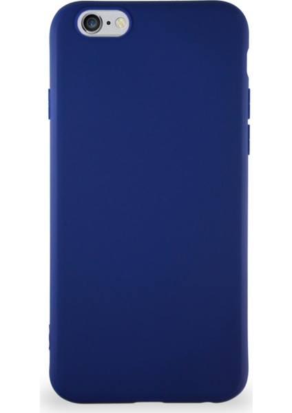 Apple iPhone 6s Kılıf Soft Premier Renkli Silikon Kapak - Lacivert