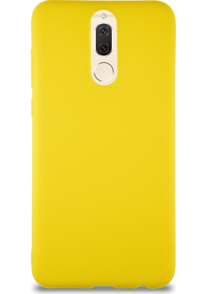 Huawei Mate 10 Lite Kılıf Soft Premier Renkli Silikon Kapak - Sarı