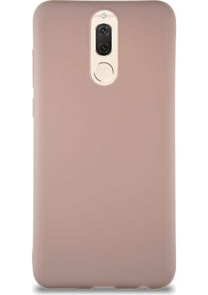 Huawei Mate 10 Lite Kılıf Soft Premier Renkli Silikon Kapak - Pudra