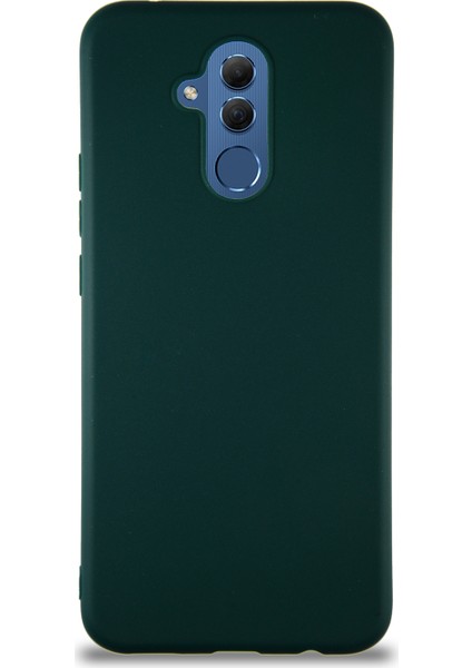 Huawei Mate 20 Lite Kılıf Soft Premier Renkli Silikon Kapak - Yeşil