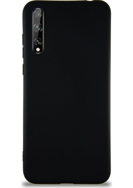 Huawei Y8P Kılıf Soft Premier Renkli Silikon Kapak - Siyah