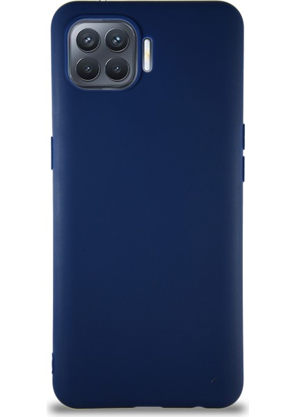 Oppo Reno 4 Lite Kılıf Soft Premier Renkli Silikon Kapak - Lacivert
