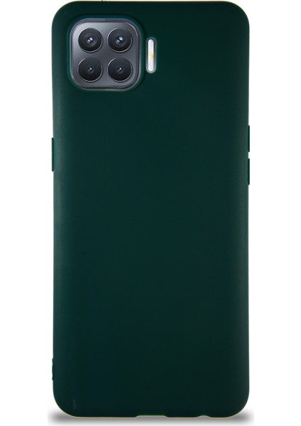 Oppo Reno 4 Lite Kılıf Soft Premier Renkli Silikon Kapak - Yeşil
