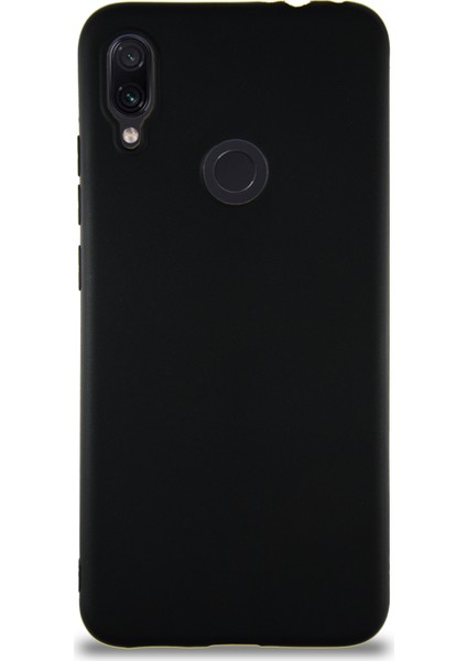 Xiaomi Redmi Note 7 Pro Kılıf Soft Premier Renkli Silikon Kapak - Siyah