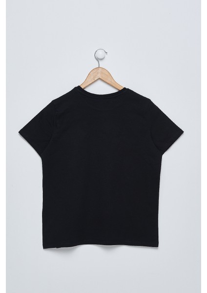 Kadın Siyah Basic T-Shirt fiyatları