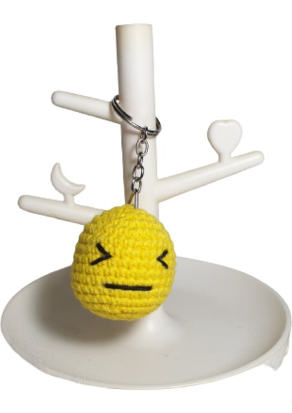 Amigurumi Anahtarlık-Emoji-Düşünceli