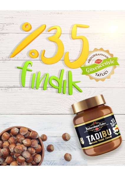 Tadıbu Bitter Kakaolu Fındık Ezmesi 330 gr + Tadıbu Kakaolu Fındık Ezmesi 330 Grx 3 Lü