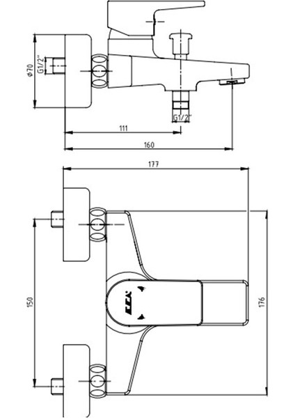 Eca Dalia Banyo Bataryası+T-May Banyo Sümbül Kare Tepe Duş Takımı Seti Krom Paslanmaz modelleri