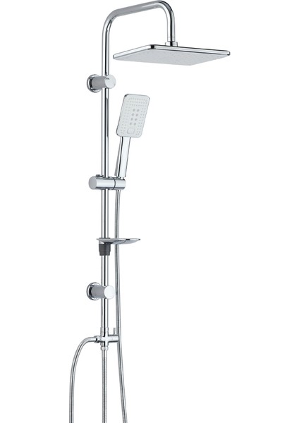 Eca Dalia Banyo Bataryası+T-May Banyo Çınar Dikdörtgen Tepe Duş Takımı Seti Paslanmaz Krom fiyatları