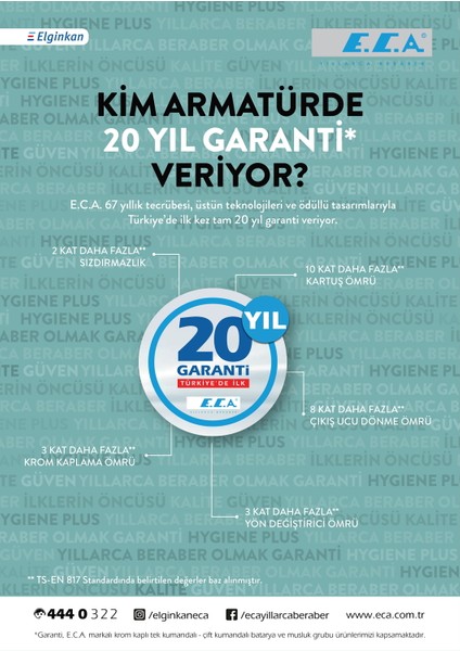 Eca Spylos Banyo Bataryası+T-May Banyo Ayvacık Elips Tepe Duş Takımı Seti Paslanmaz Krom indirimleri