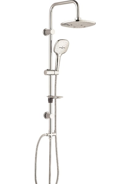 Eca Luna Banyo Bataryası+T-May Banyo Ayvacık Elips Tepe Duş Takımı Seti Paslanmaz Krom fırsatları