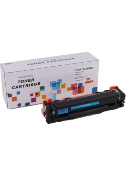 Muadil Toner CF530A-531A-532A-533A / 205A Çipli