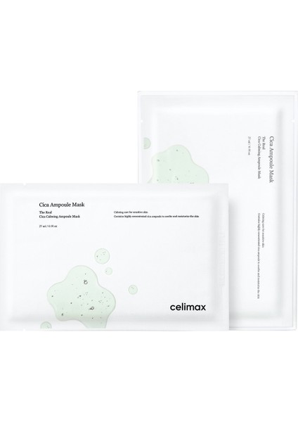 The Real Cica Calming Ampoule Mask - Cica Sakinleştirici Cilt Maskesi 27ML