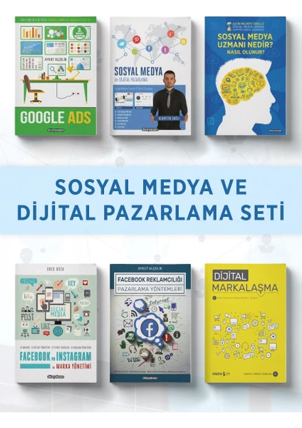 Sosyal Medya ve Dijital Pazarlama Seti (6 Kitap) - Mürsel Ferhat Sağlam