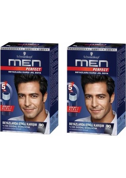 Men Boya Schwarzkopf Perfect 90 Numara 2 Adet