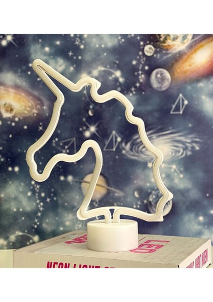 Hediye Sahibi Unicorn Tasarımlı Neon LED Işıklı Lamba modelleri