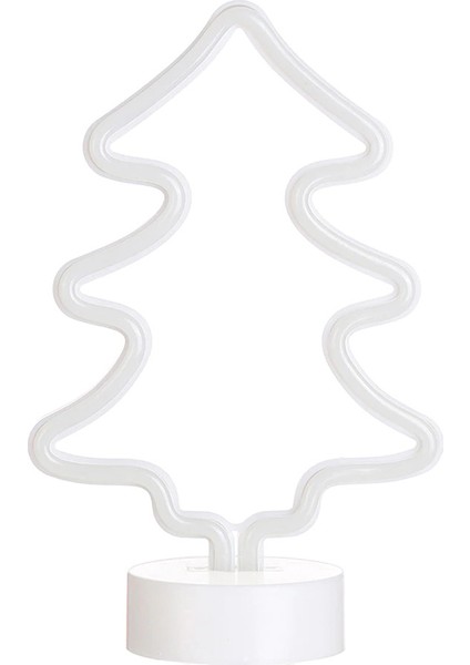 Hediye Sahibi Çam Ağacı Tasarımlı Neon LED Lamba 30X19 cm fiyatları