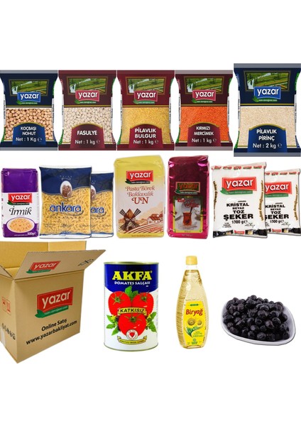 Ramazan Kumanya Gıda Paketi 13 Parça 14 kg
