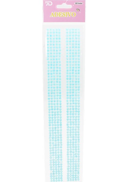 Yapışkanlı Kristal Süsleme Taşları 0,50 cm Çap, 600 Adet Taş, Mavi indirimleri