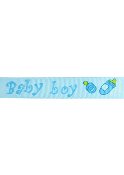 Süsle Bebek ve Parti Grogren Kurdele, Baby Boy / Girl, 1,5 cm x 23 mt - Renk Seçenekli -