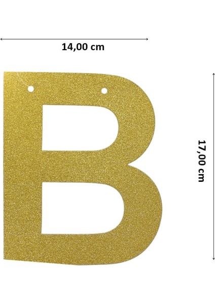 Bride To Be Banner, 3,50 mt, Altın modelleri
