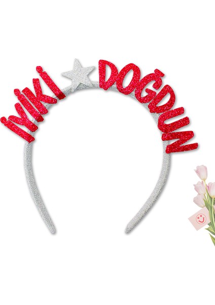 İyiki Doğdun Taç - Kırmızı