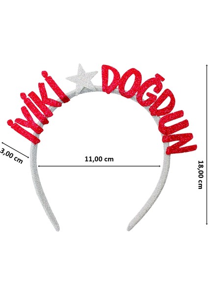 İyiki Doğdun Taç - Kırmızı modelleri