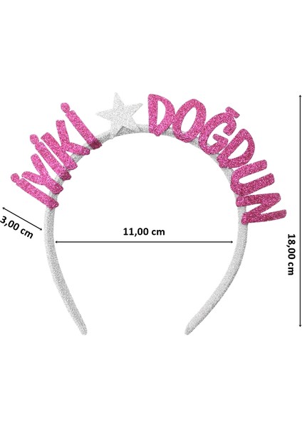 İyiki Doğdun Taç - Pembe modelleri