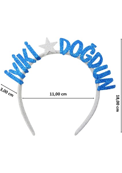 İyiki Doğdun Taç - Mavi modelleri