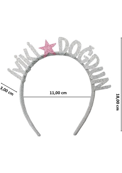 İyiki Doğdun Taç - Gümüş modelleri