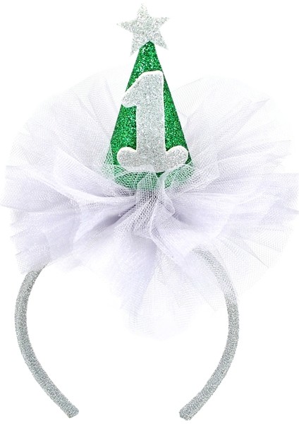 1 Yaş Doğum Günü Tacı - Yeşil