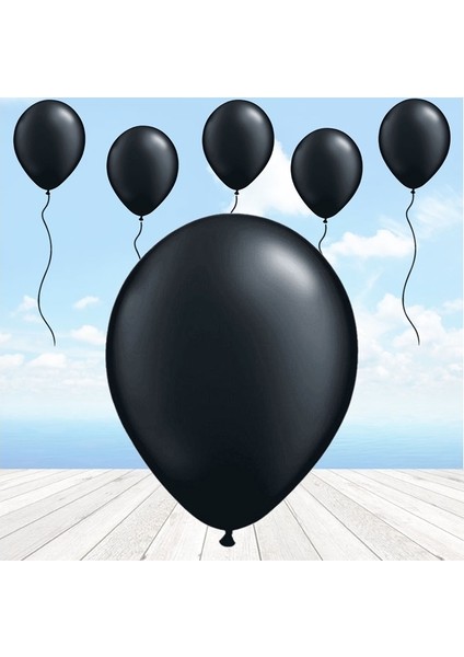 Siyah Balon, 10 Adet