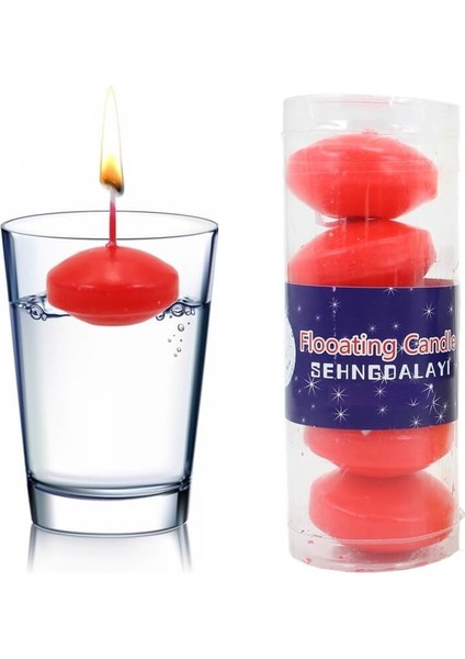 Suda Yüzen MuM, 5 Adet, KIRMIZI