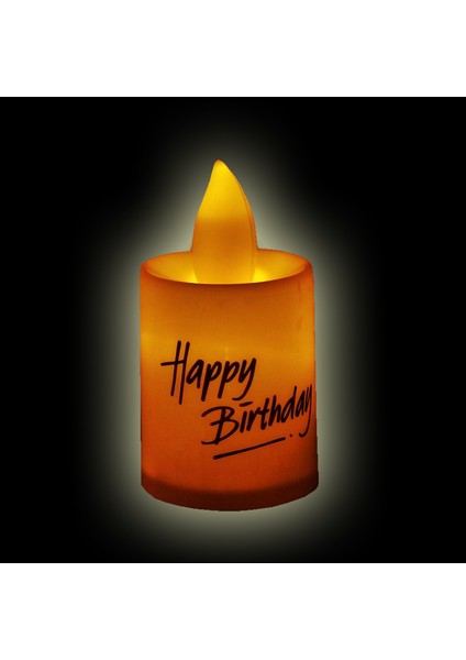 Happy Birthday Pilli Led MuM, 6,00 cm x 3,50 cm - Beyaz modelleri