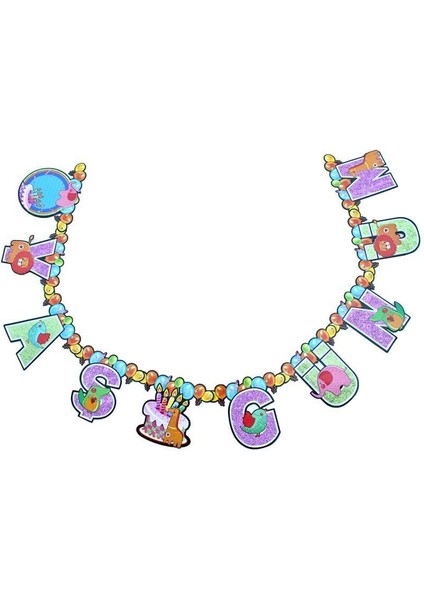 Yaş Günüm, Simli BANNER Yazı - 2,00 mt