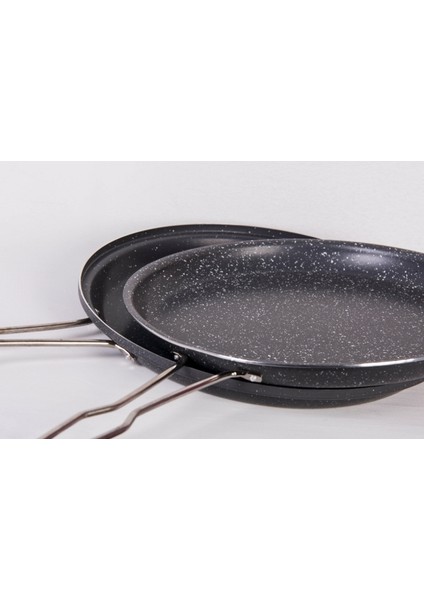 32 cm Granit Ikiz Balık Tavası modelleri