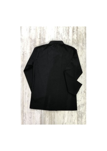 Siyah Şef Aşçı Ceketi Alpaka Kumaş fırsatları