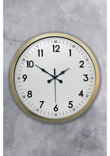 40 cm Eskitme Metal Klasik Duvar Saati